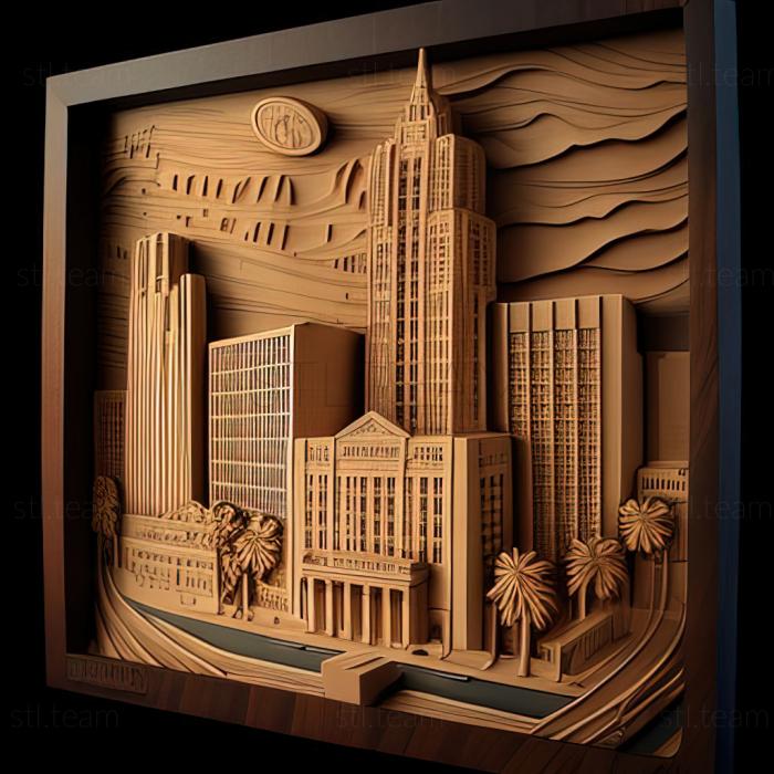 3D модель Сіракузи Нью-Йорк (STL)